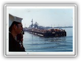 Back to Long Beach from Westpac,November 9,1971  Pictured,BT3 Lester Crowsheart, Blackfoot ID.
